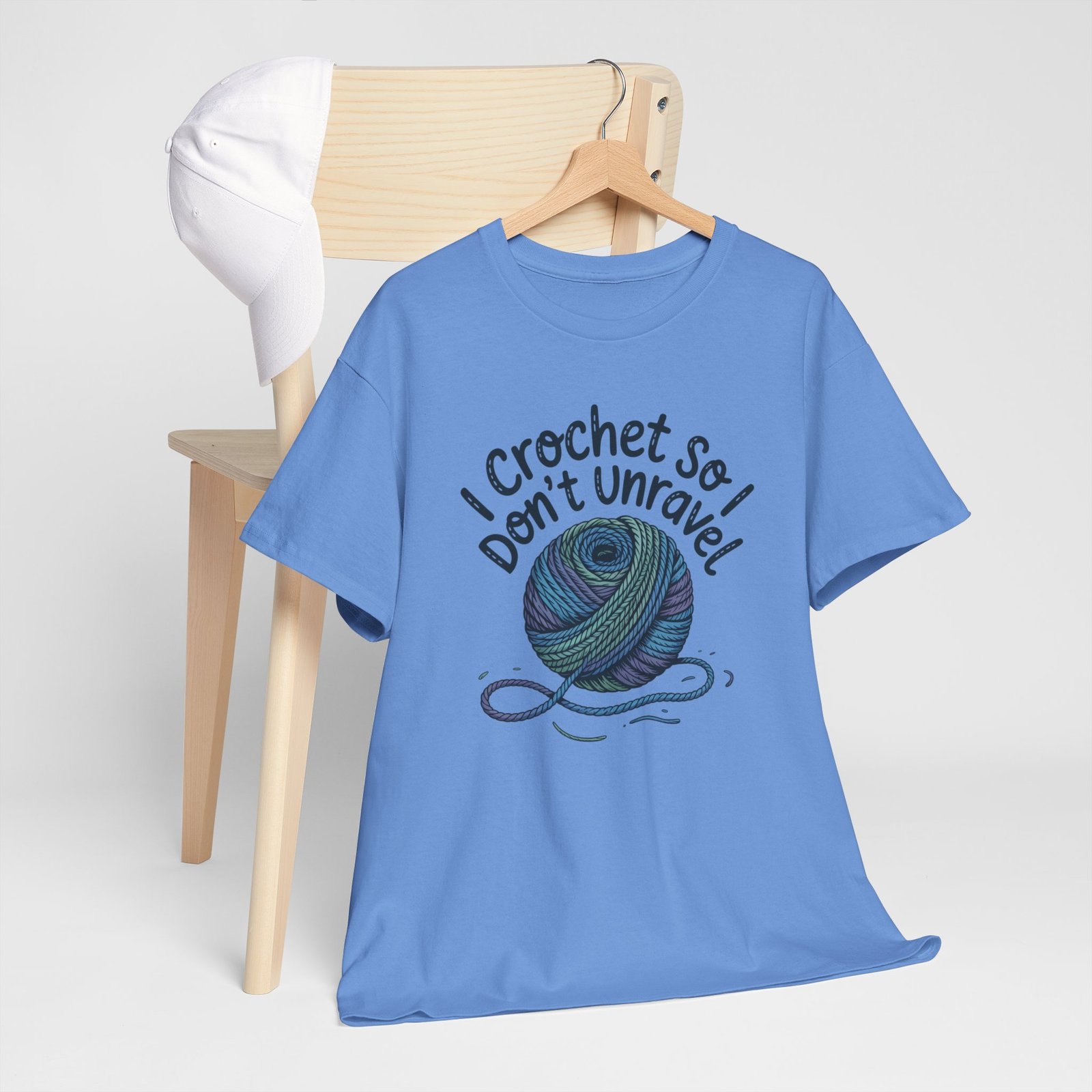 “i crochet so i don’t unravel” funny crochet t shirt for yarn lovers, crafters & makers – cozy craft quote tee “i crochet so i don’t unravel” funny crochet t shirt for yarn lovers, crafters & makers – cozy craft quote tee