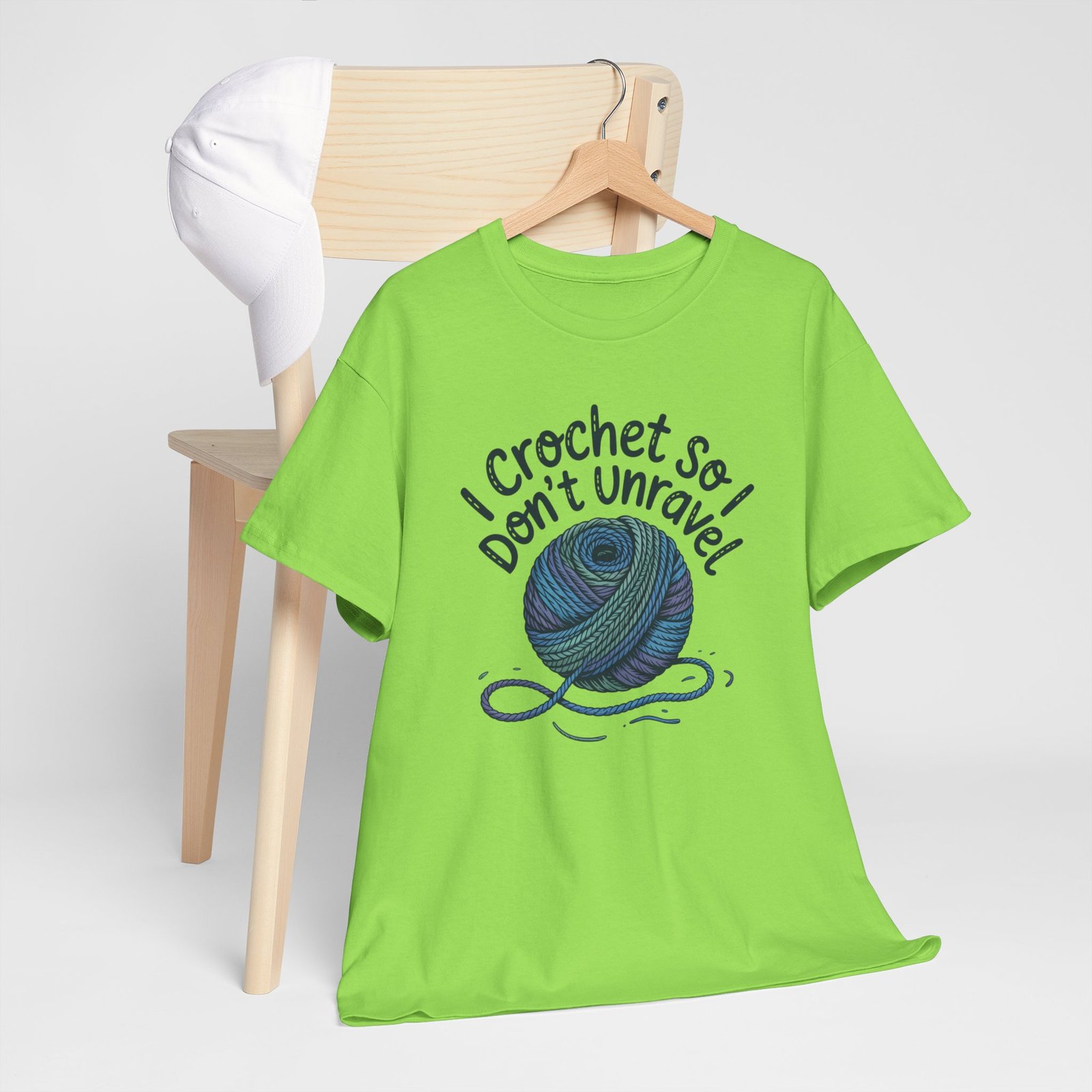 “i crochet so i don’t unravel” funny crochet t shirt for yarn lovers, crafters & makers – cozy craft quote tee “i crochet so i don’t unravel” funny crochet t shirt for yarn lovers, crafters & makers – cozy craft quote tee