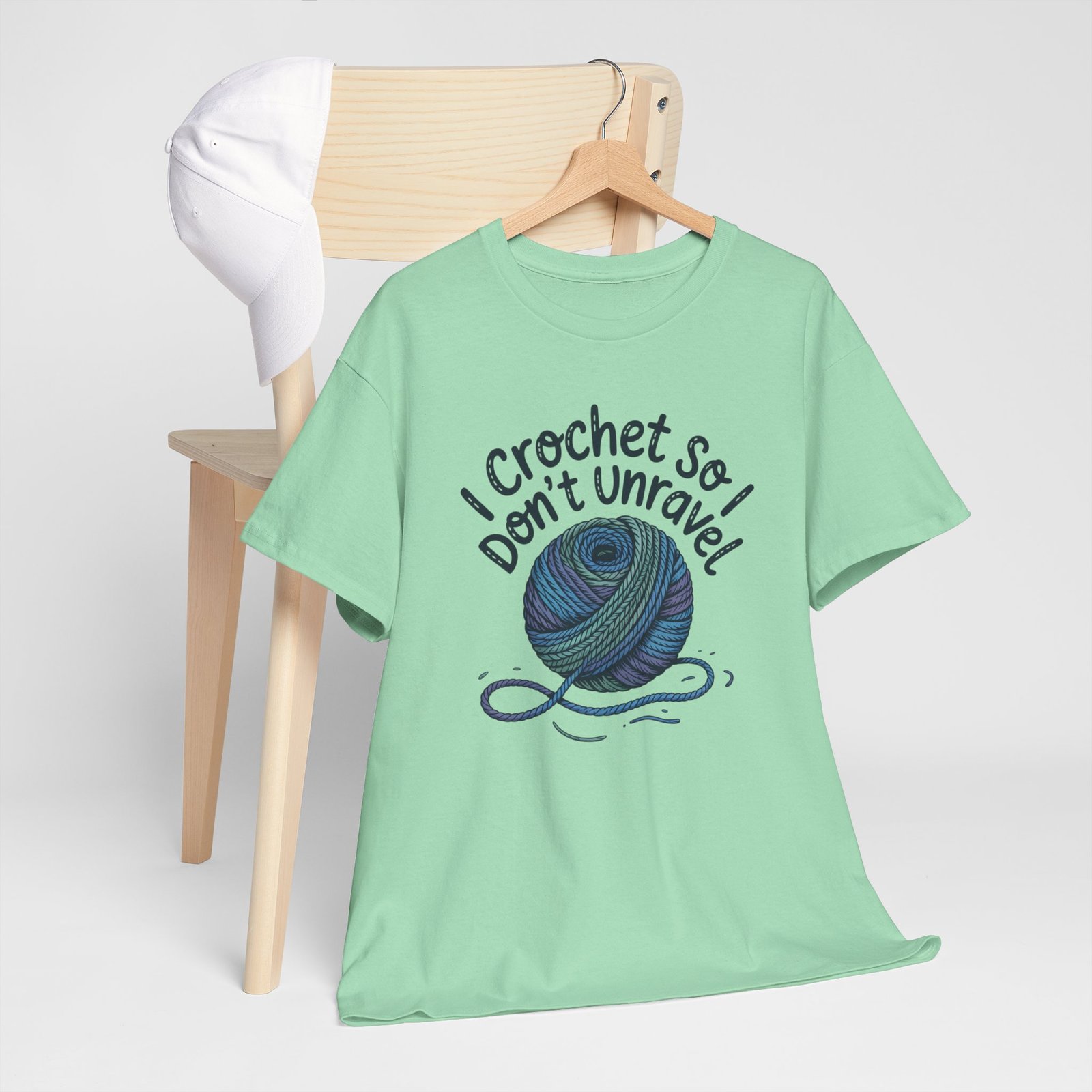 “i crochet so i don’t unravel” funny crochet t shirt for yarn lovers, crafters & makers – cozy craft quote tee “i crochet so i don’t unravel” funny crochet t shirt for yarn lovers, crafters & makers – cozy craft quote tee
