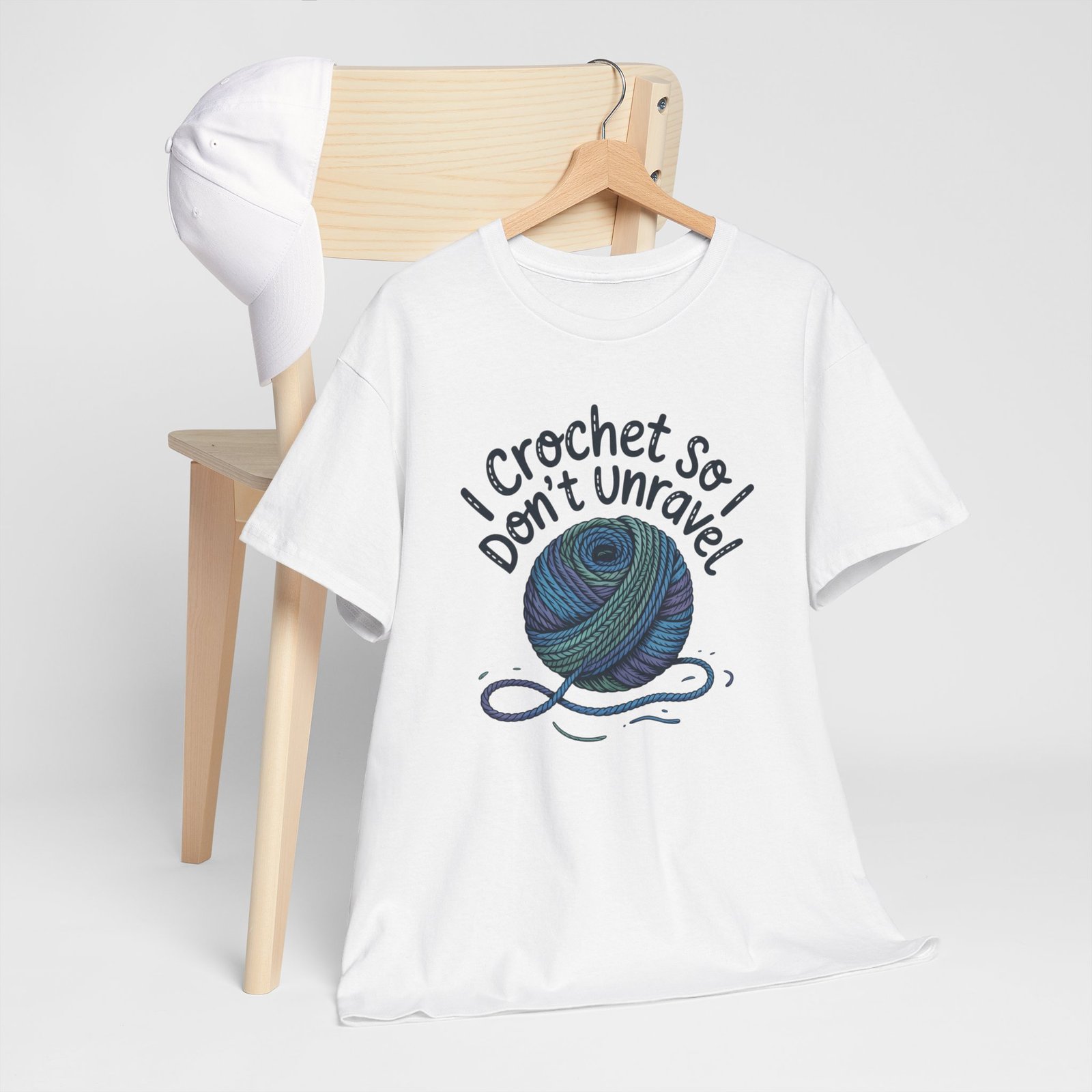 “i crochet so i don’t unravel” funny crochet t shirt for yarn lovers, crafters & makers – cozy craft quote tee “i crochet so i don’t unravel” funny crochet t shirt for yarn lovers, crafters & makers – cozy craft quote tee