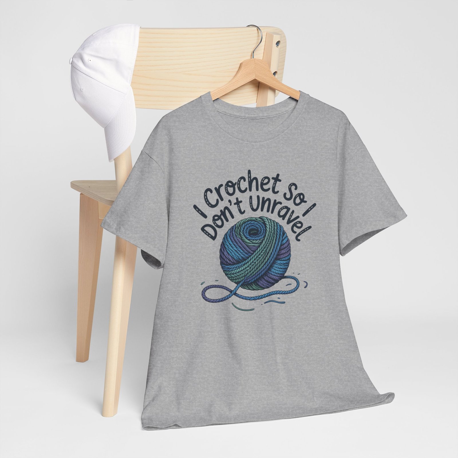 “i crochet so i don’t unravel” funny crochet t shirt for yarn lovers, crafters & makers – cozy craft quote tee “i crochet so i don’t unravel” funny crochet t shirt for yarn lovers, crafters & makers – cozy craft quote tee