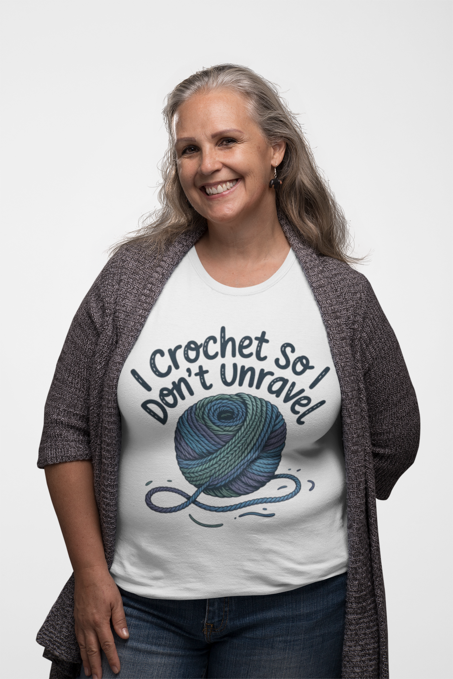 “i crochet so i don’t unravel” funny crochet t shirt for yarn lovers, crafters & makers – cozy craft quote tee “i crochet so i don’t unravel” funny crochet t shirt for yarn lovers, crafters & makers – cozy craft quote tee