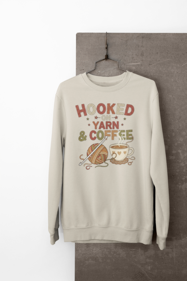crochet quotes sweatshirt