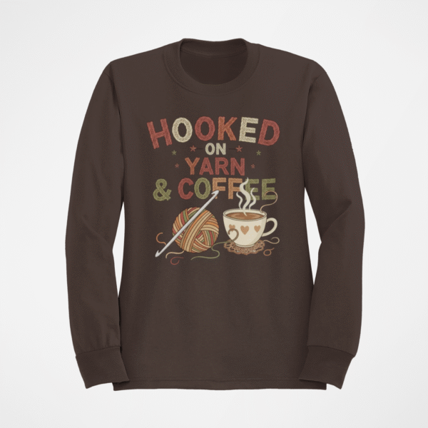 crochet quotes sweatshirt
