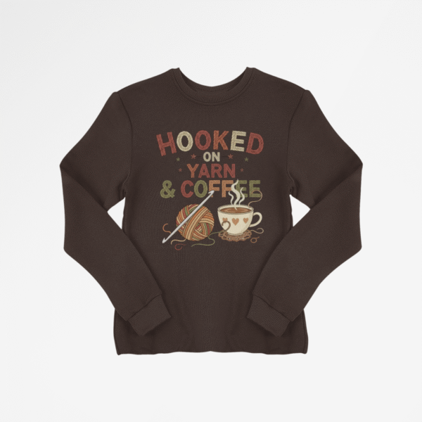 crochet quotes sweatshirt