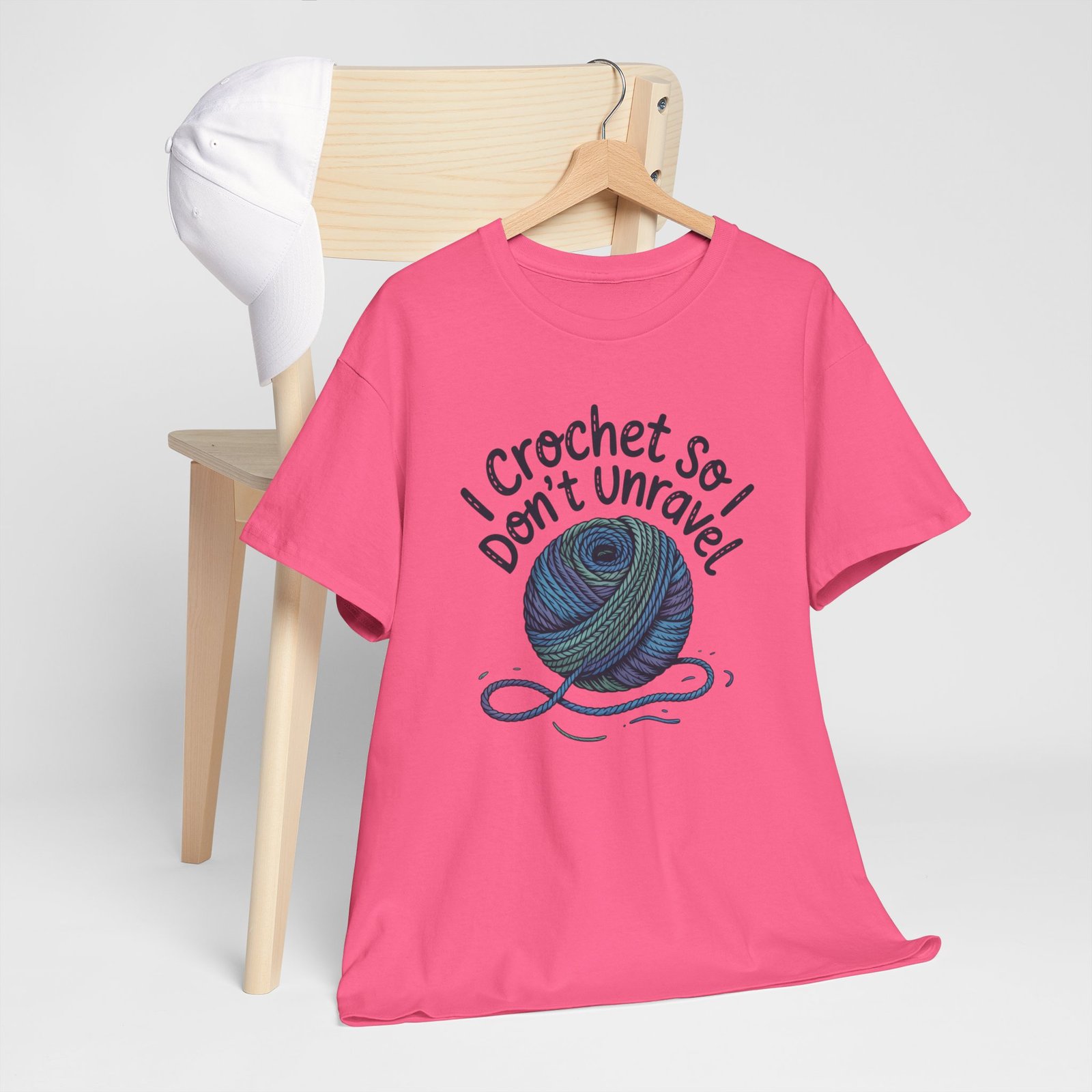 “i crochet so i don’t unravel” funny crochet t shirt for yarn lovers, crafters & makers – cozy craft quote tee “i crochet so i don’t unravel” funny crochet t shirt for yarn lovers, crafters & makers – cozy craft quote tee