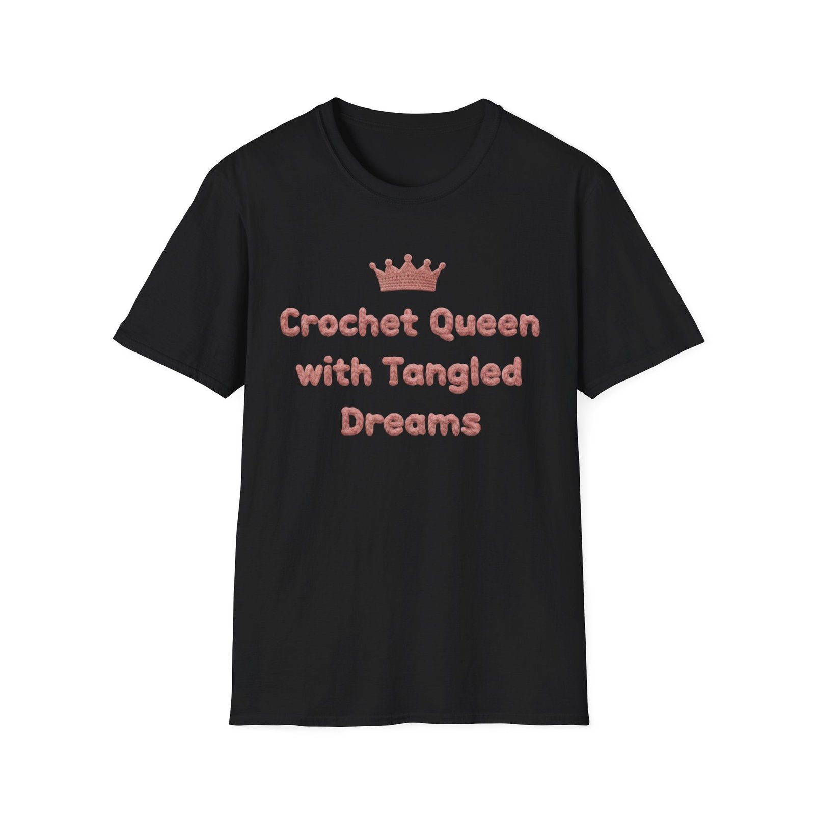 crochet queen t‑shirt for women – 100% combed cotton premium tee, soft regular fit crewneck, yarn lover gift (option 2) crochet queen t‑shirt for women – 100% combed cotton premium tee, soft regular fit crewneck, yarn lover gift (option 2)