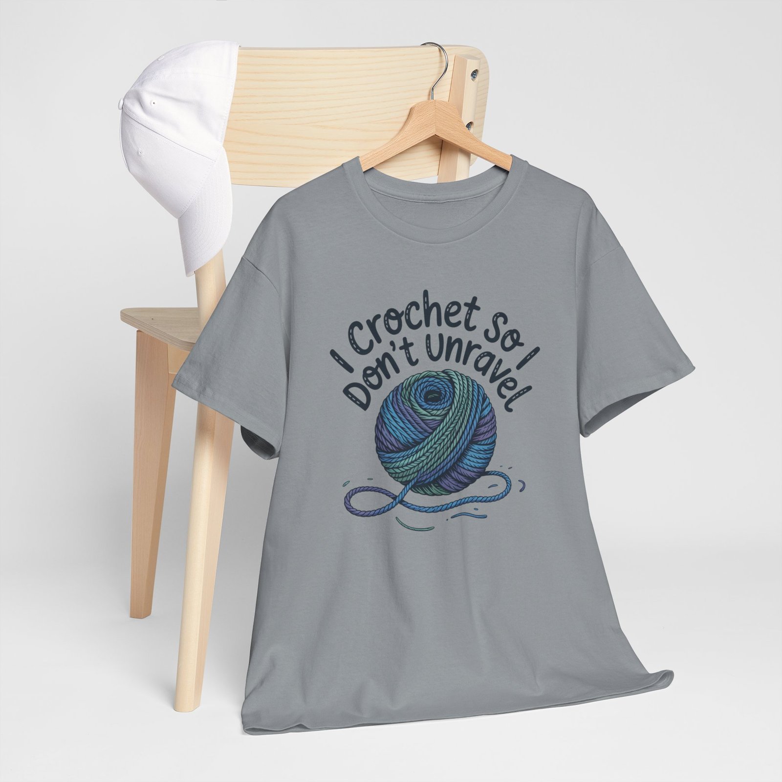 “i crochet so i don’t unravel” funny crochet t shirt for yarn lovers, crafters & makers – cozy craft quote tee “i crochet so i don’t unravel” funny crochet t shirt for yarn lovers, crafters & makers – cozy craft quote tee