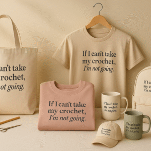 If I can't take my crochet, I'm not going