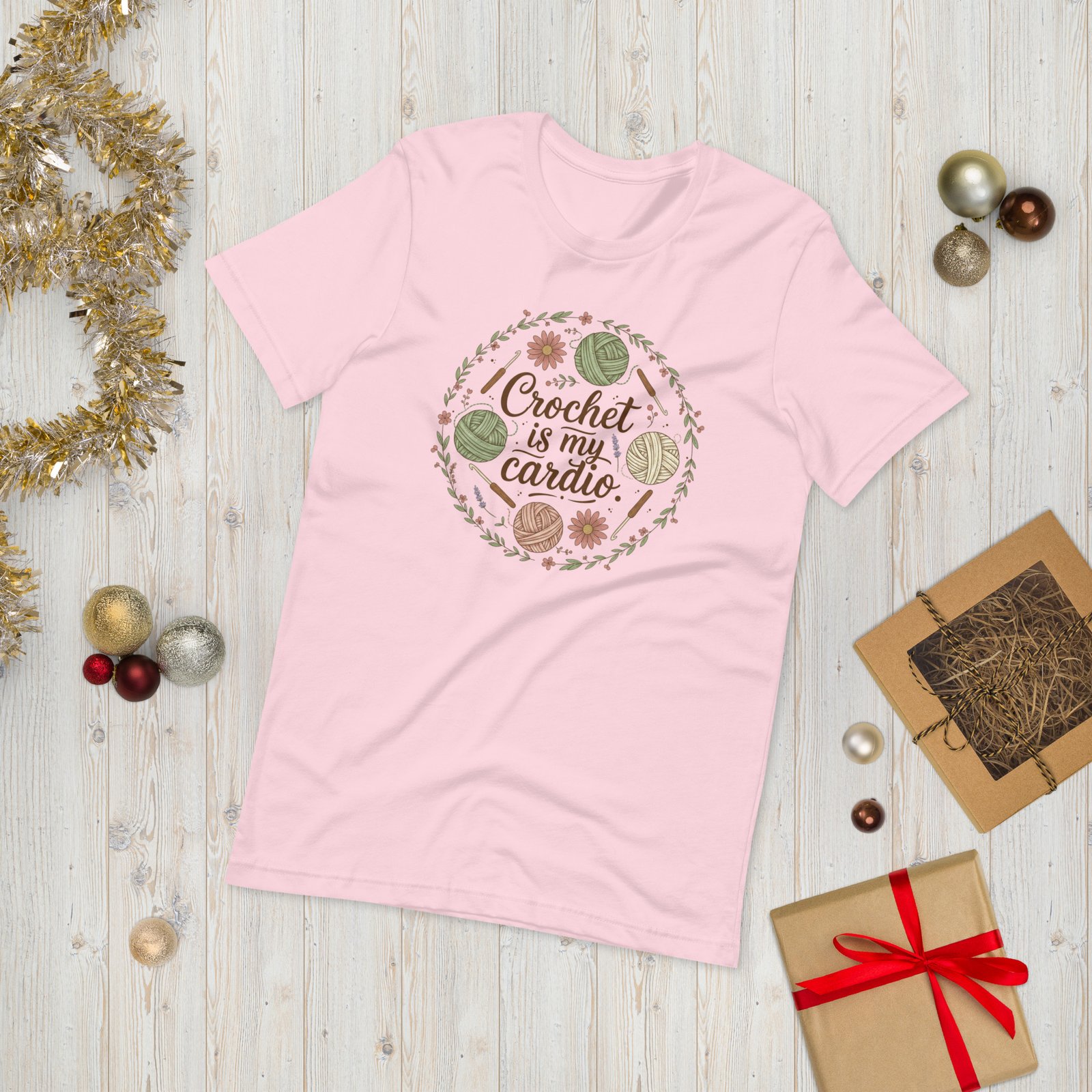 "crochet is my cardio" unisex t shirt – soft & lightweight tee for yarn lovers "crochet is my cardio" unisex t shirt – soft & lightweight tee for yarn lovers